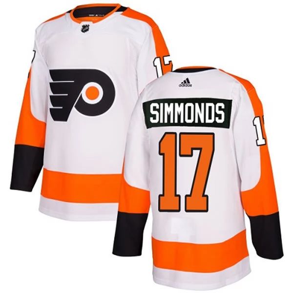 Damen Philadelphia Flyers Trikot Wayne Simmonds 17 Weiß Authentic